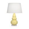 Настольная лампа Robert Abbey Triple Gourd 16" Table Lamp Butter/Lucite
