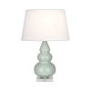 Настольная лампа Robert Abbey Triple Gourd 16" Table Lamp Celadon/Lucite