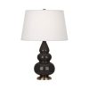 Настольная лампа Robert Abbey Triple Gourd 16" Table Lamp Coffee/Antique Brass