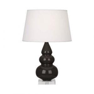 Настольная лампа Robert Abbey Triple Gourd 16" Table Lamp Coffee/Lucite