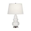 Настольная лампа Robert Abbey Triple Gourd 16" Table Lamp Lily/Antique Silver