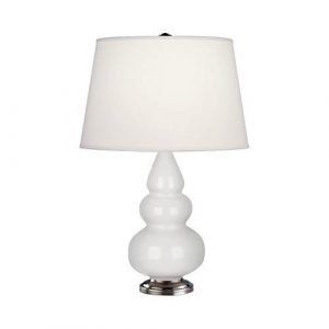 Настольная лампа Robert Abbey Triple Gourd 16" Table Lamp Lily/Antique Silver