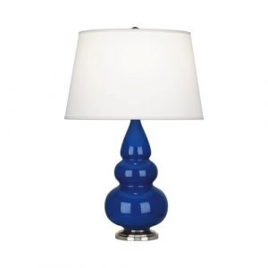 Настольная лампа Robert Abbey Triple Gourd 16" Table Lamp Marine/Antique Silver