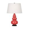 Настольная лампа Robert Abbey Triple Gourd 16" Table Lamp Melon/Bronze