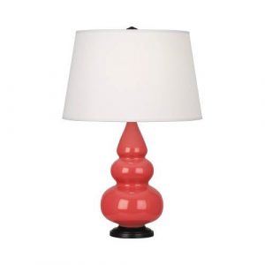 Настольная лампа Robert Abbey Triple Gourd 16" Table Lamp Melon/Bronze