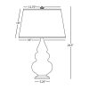 Настольная лампа Robert Abbey Triple Gourd 16" Table Lamp Sunset/Bronze