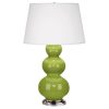 Настольная лампа Robert Abbey Triple Gourd 20" Table Lamp Apple/Antique Silver