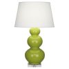 Настольная лампа Robert Abbey Triple Gourd 20" Table Lamp Apple/Lucite