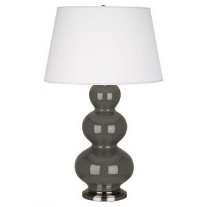 Настольная лампа Robert Abbey Triple Gourd 20" Table Lamp Ash/Antique Silver
