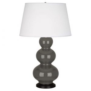 Настольная лампа Robert Abbey Triple Gourd 20" Table Lamp Ash/Bronze