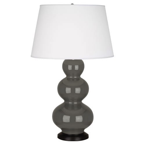 Настольная лампа Robert Abbey Triple Gourd 20" Table Lamp Ash/Bronze