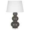 Настольная лампа Robert Abbey Triple Gourd 20" Table Lamp Ash/Lucite