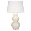Настольная лампа Robert Abbey Triple Gourd 20" Table Lamp Bone/Lucite