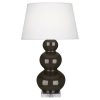 Настольная лампа Robert Abbey Triple Gourd 20" Table Lamp Brown Tea/Lucite