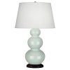 Настольная лампа Robert Abbey Triple Gourd 20" Table Lamp Celadon/Bronze