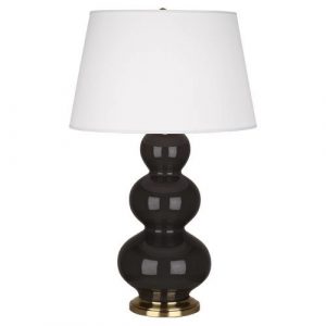 Настольная лампа Robert Abbey Triple Gourd 20" Table Lamp Coffee/Antique Brass
