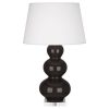 Настольная лампа Robert Abbey Triple Gourd 20" Table Lamp Coffee/Lucite