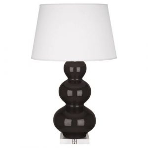 Настольная лампа Robert Abbey Triple Gourd 20" Table Lamp Coffee/Lucite