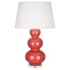Настольная лампа Robert Abbey Triple Gourd 20" Table Lamp Melon/Lucite