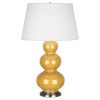 Настольная лампа Robert Abbey Triple Gourd 20" Table Lamp Sunset/Antique Silver