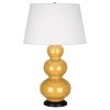 Настольная лампа Robert Abbey Triple Gourd 20" Table Lamp Sunset/Bronze