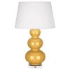 Настольная лампа Robert Abbey Triple Gourd 20" Table Lamp Sunset/Lucite
