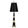 Настольная лампа Robert Abbey Versailles 8" Table Lamp Black/Brass