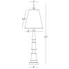 Настольная лампа Robert Abbey Versailles 8" Table Lamp Lily/Nickel