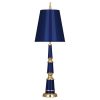 Настольная лампа Robert Abbey Versailles 8" Table Lamp Navy/Brass