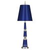 Настольная лампа Robert Abbey Versailles 8" Table Lamp Navy/Nickel