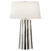 Настольная лампа Robert Abbey Wavy Table Lamp Silver Mercury