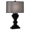 Настольная лампа Robert Abbey Williamsburg Dunmore Table Lamp Black