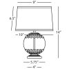 Настольная лампа Robert Abbey Williamsburg Polly Table Lamp Silver
