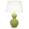 Настольная лампа Robert Abbey Williamsburg Randolph Table Lamp Muted Chartreuse
