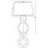 Настольная лампа Robert Abbey Williamsburg Randolph Table Lamp Rusty Red Orange
