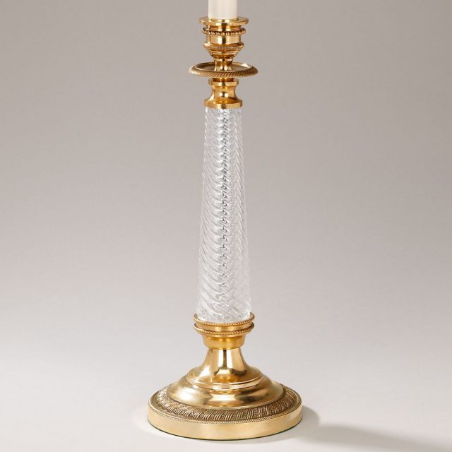 Настольная лампа VAUGHAN Twisted Glass Candlestick