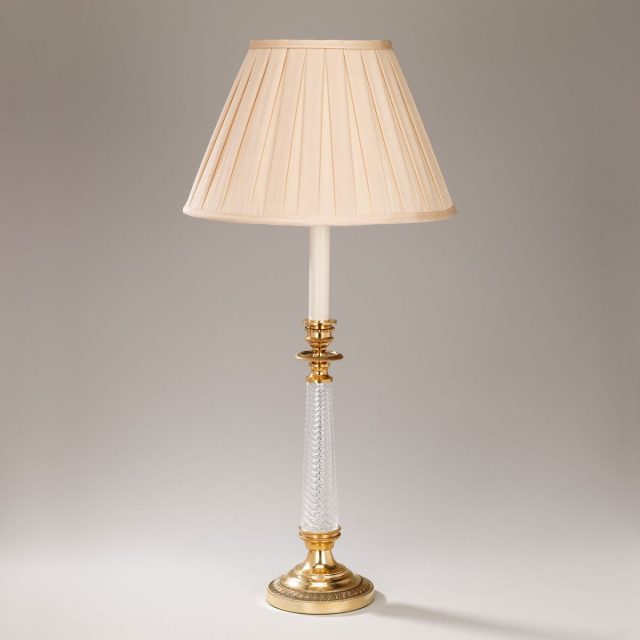 Настольная лампа VAUGHAN Twisted Glass Candlestick