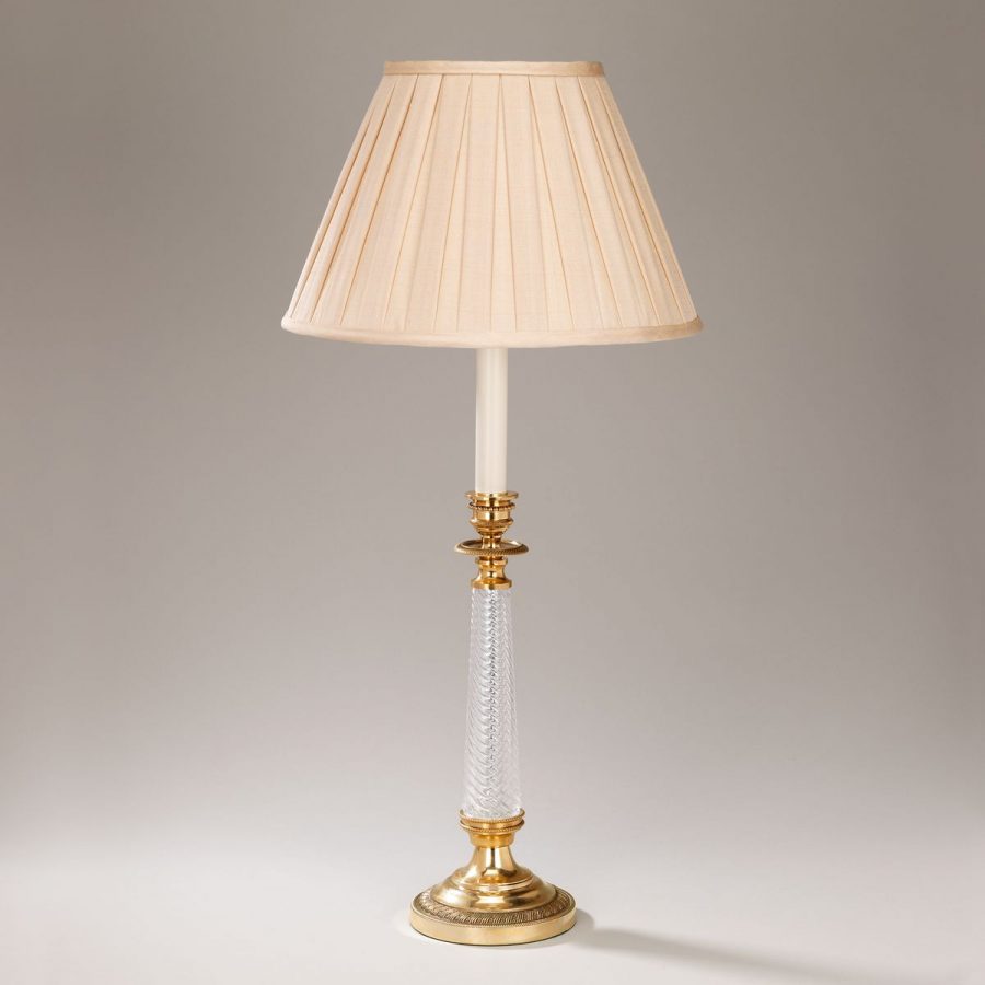 Настольная лампа VAUGHAN Twisted Glass Candlestick