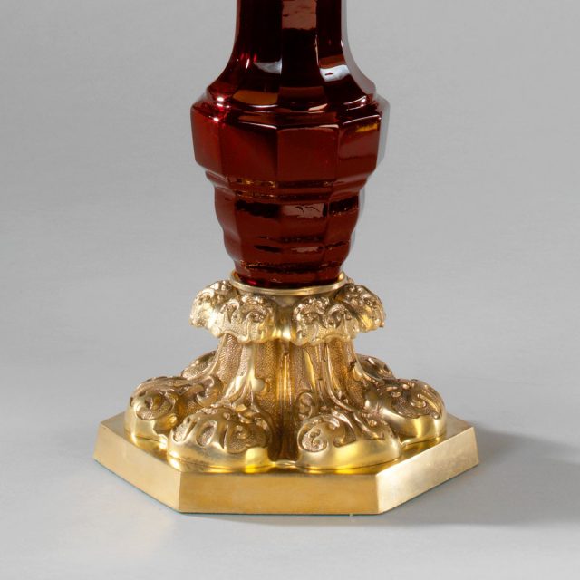 Настольная лампа VAUGHAN William IV Glass Column