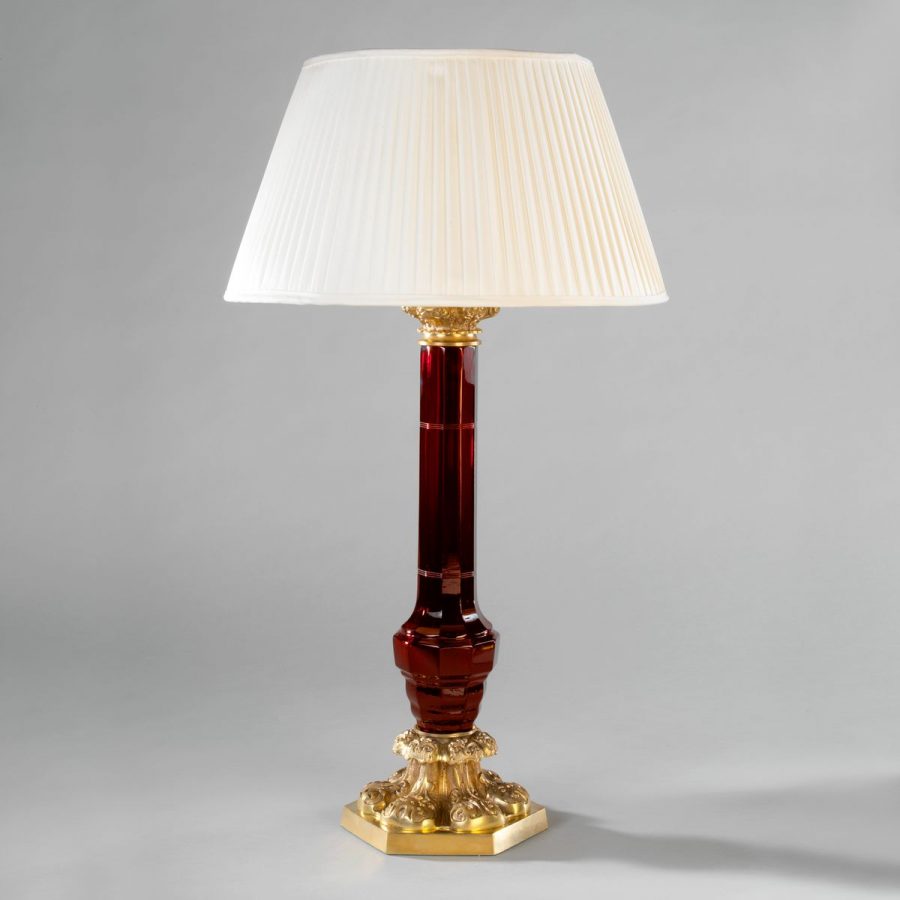 Настольная лампа VAUGHAN William IV Glass Column
