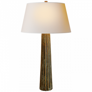 Настольная лампа Visual Comfort Fluted Spire Large Table Lamp Bronze