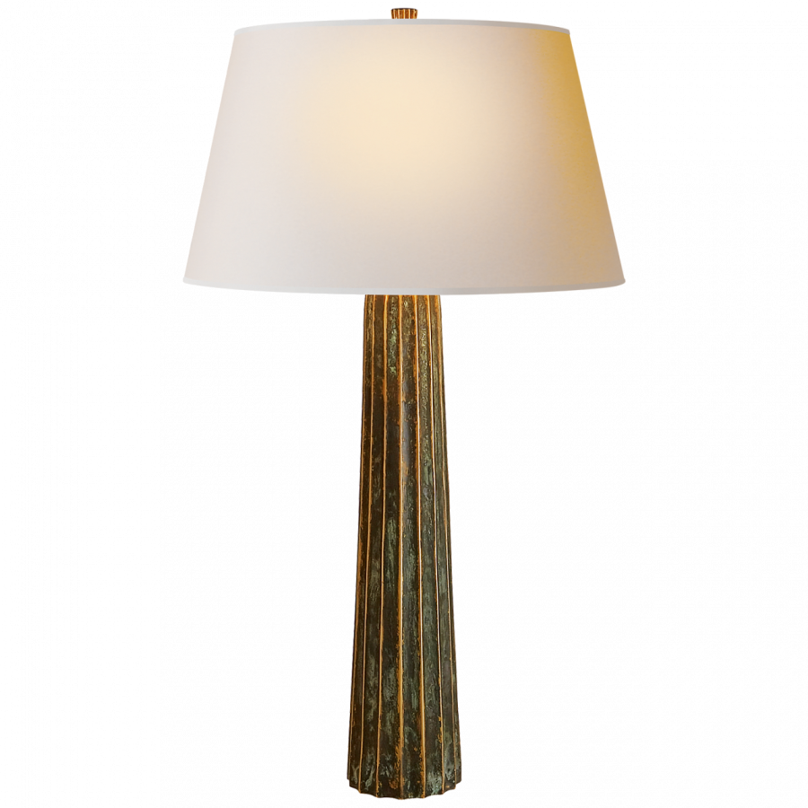 Настольная лампа Visual Comfort Fluted Spire Large Table Lamp Bronze