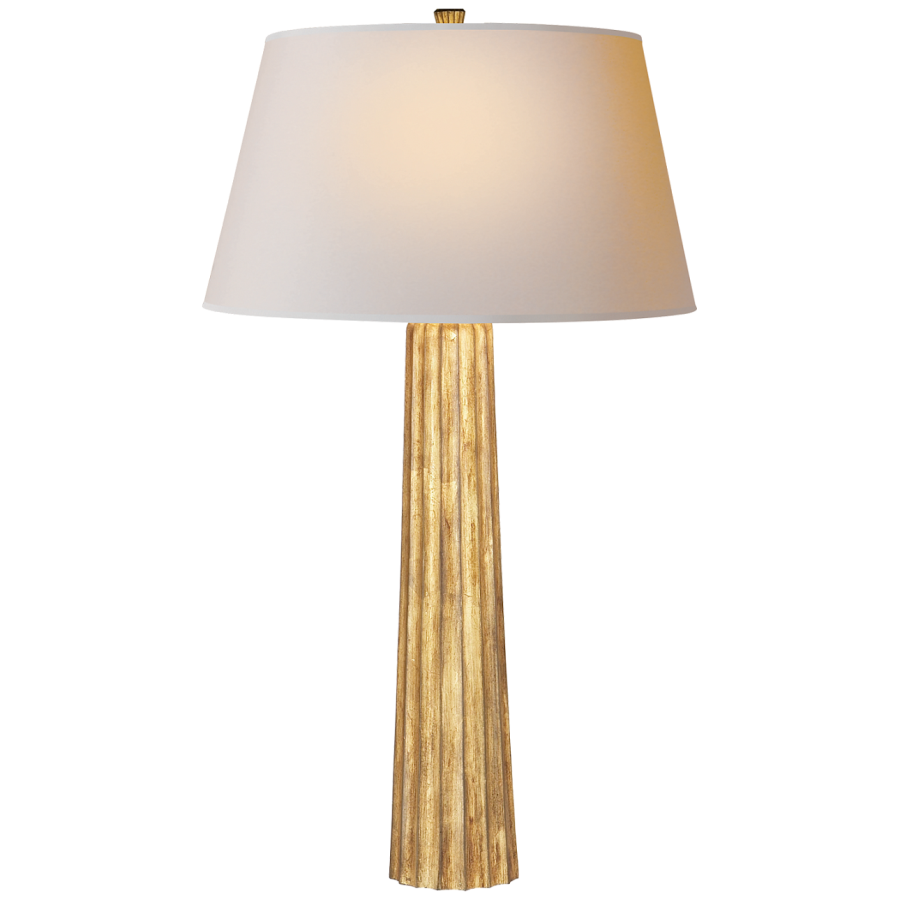 Настольная лампа Visual Comfort Fluted Spire Large Table Lamp Gilded Iron
