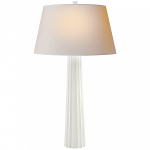 Настольная лампа Visual Comfort Fluted Spire Large Table Lamp White