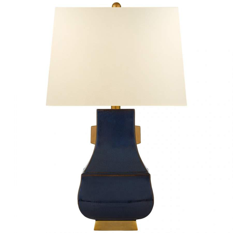 Настольная лампа Visual Comfort Kang Jug Large Table Lamp Blue Brown
