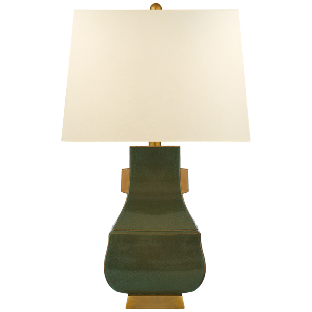 Настольная лампа Visual Comfort Kang Jug Large Table Lamp Oslo Green