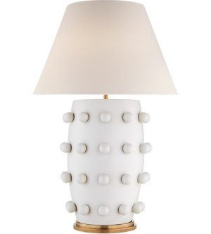 Настольная лампа Visual Comfort Linden 34" Table Lamp White