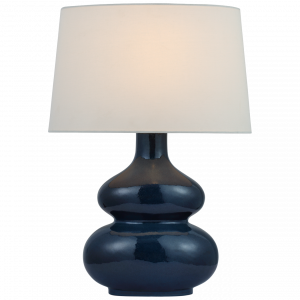 Настольная лампа Visual Comfort Lismore Medium Table Lamp Mixed Blue Brown