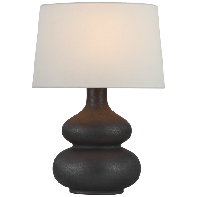 Настольная лампа Visual Comfort Lismore Medium Table Lamp Stained Black Metallic