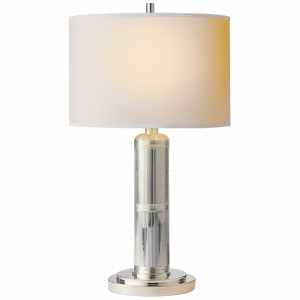 Настольная лампа Visual Comfort Longacre Small Table Lamp Polished Nickel